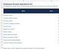 Employee Access Operations Kit — MSP